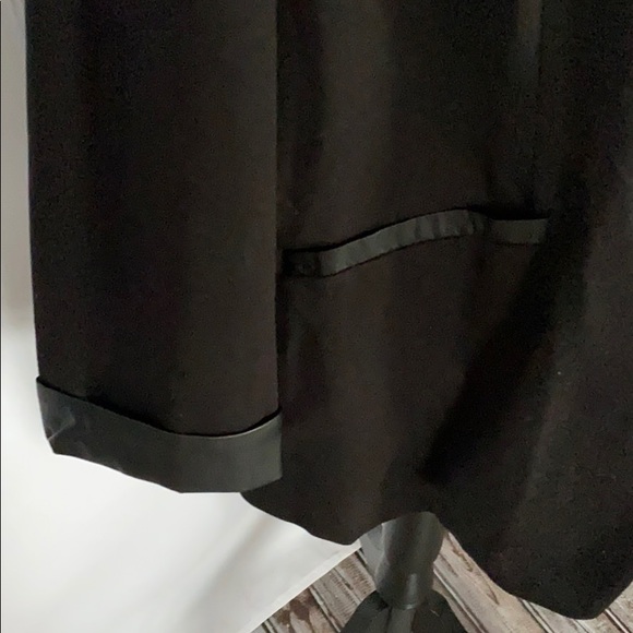 Vintage Susan Graver Classic Black blazer jacket 16 XL 1X oversized - Picture 4 of 11